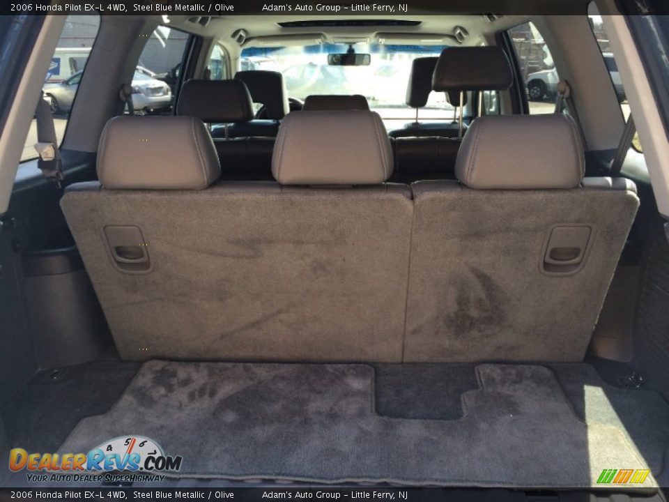 2006 Honda Pilot EX-L 4WD Steel Blue Metallic / Olive Photo #21