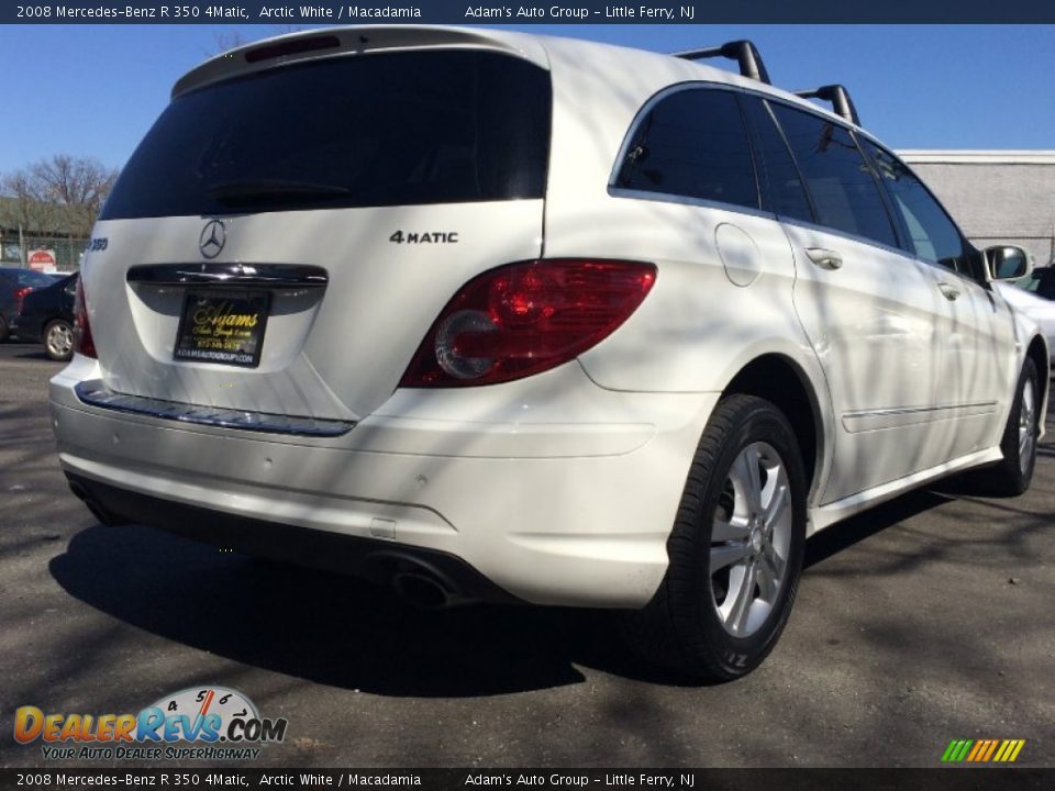 2008 Mercedes-Benz R 350 4Matic Arctic White / Macadamia Photo #4