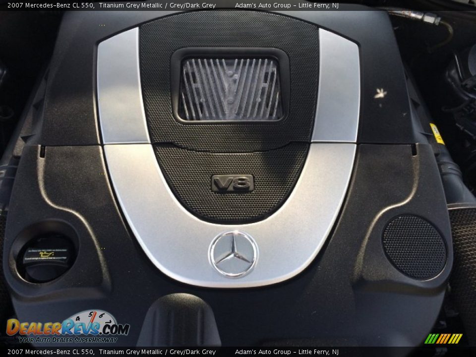 2007 Mercedes-Benz CL 550 Titanium Grey Metallic / Grey/Dark Grey Photo #30