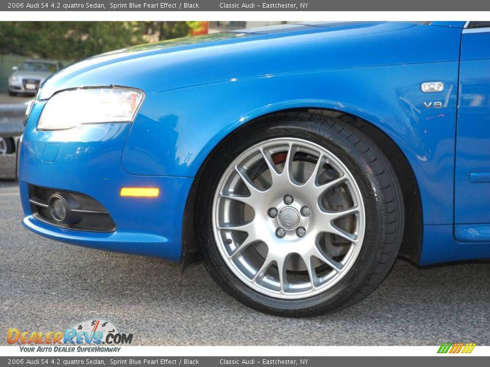 2006 Audi S4 4.2 quattro Sedan Sprint Blue Pearl Effect / Black Photo #3