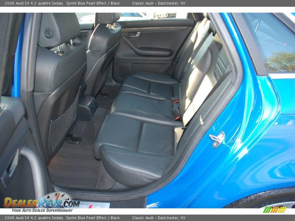 2006 Audi S4 4.2 quattro Sedan Sprint Blue Pearl Effect / Black Photo #17