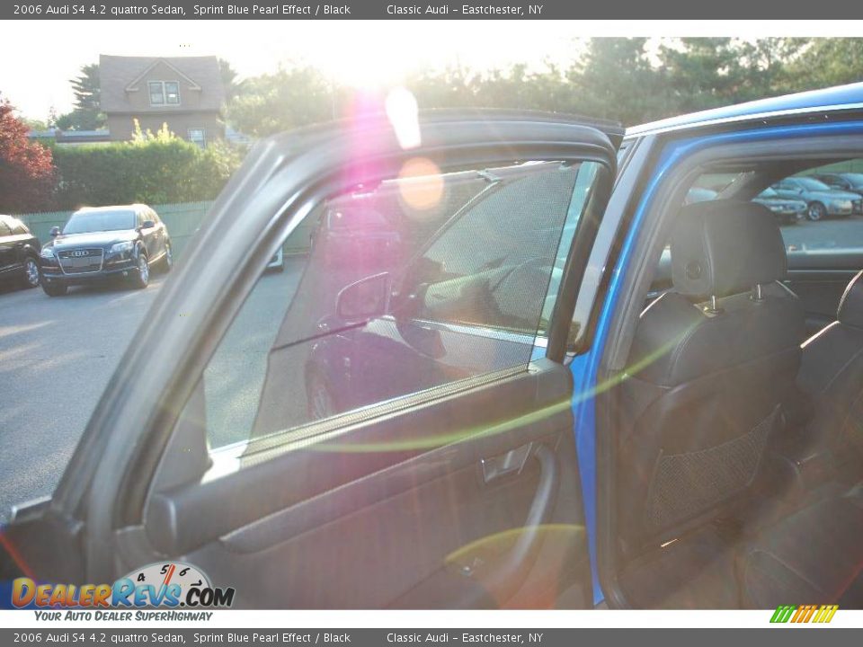 2006 Audi S4 4.2 quattro Sedan Sprint Blue Pearl Effect / Black Photo #19