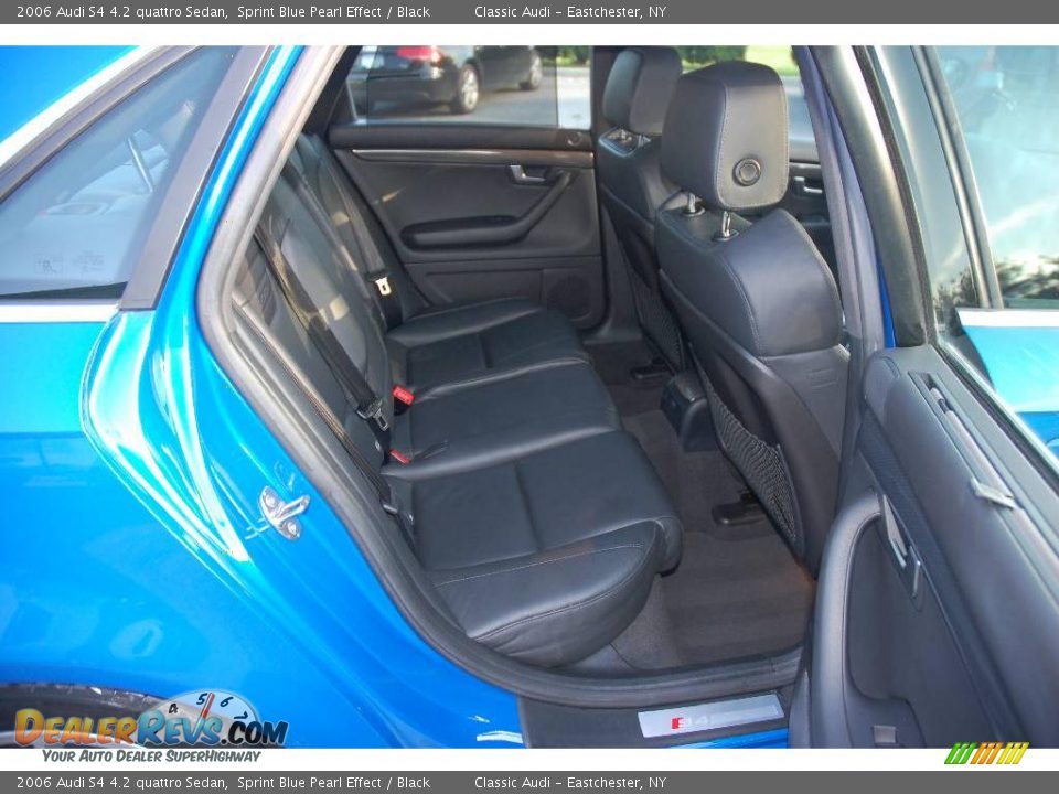 2006 Audi S4 4.2 quattro Sedan Sprint Blue Pearl Effect / Black Photo #20