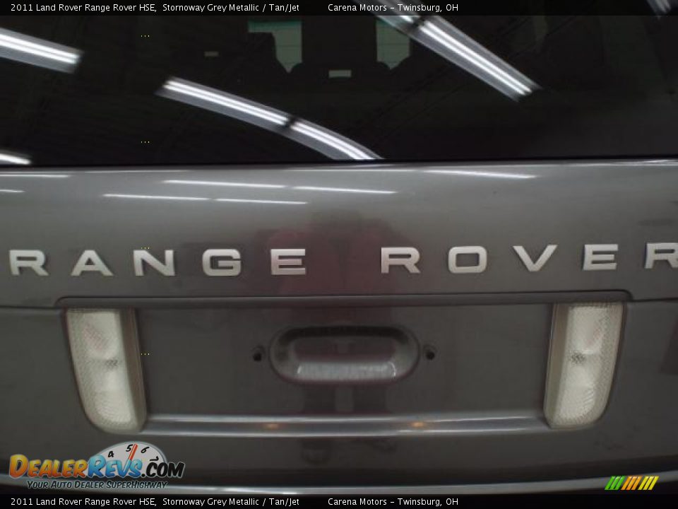 2011 Land Rover Range Rover HSE Stornoway Grey Metallic / Tan/Jet Photo #12