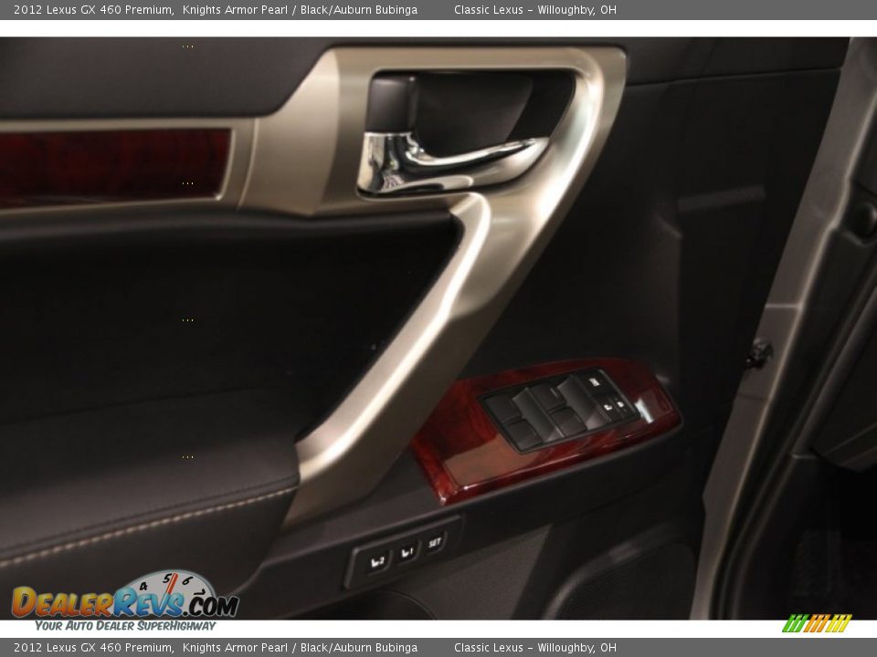 2012 Lexus GX 460 Premium Knights Armor Pearl / Black/Auburn Bubinga Photo #5