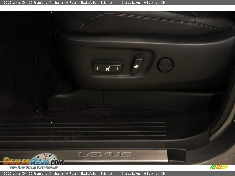 2012 Lexus GX 460 Premium Knights Armor Pearl / Black/Auburn Bubinga Photo #7