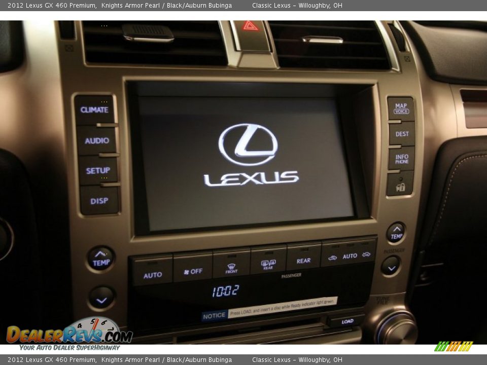 2012 Lexus GX 460 Premium Knights Armor Pearl / Black/Auburn Bubinga Photo #15