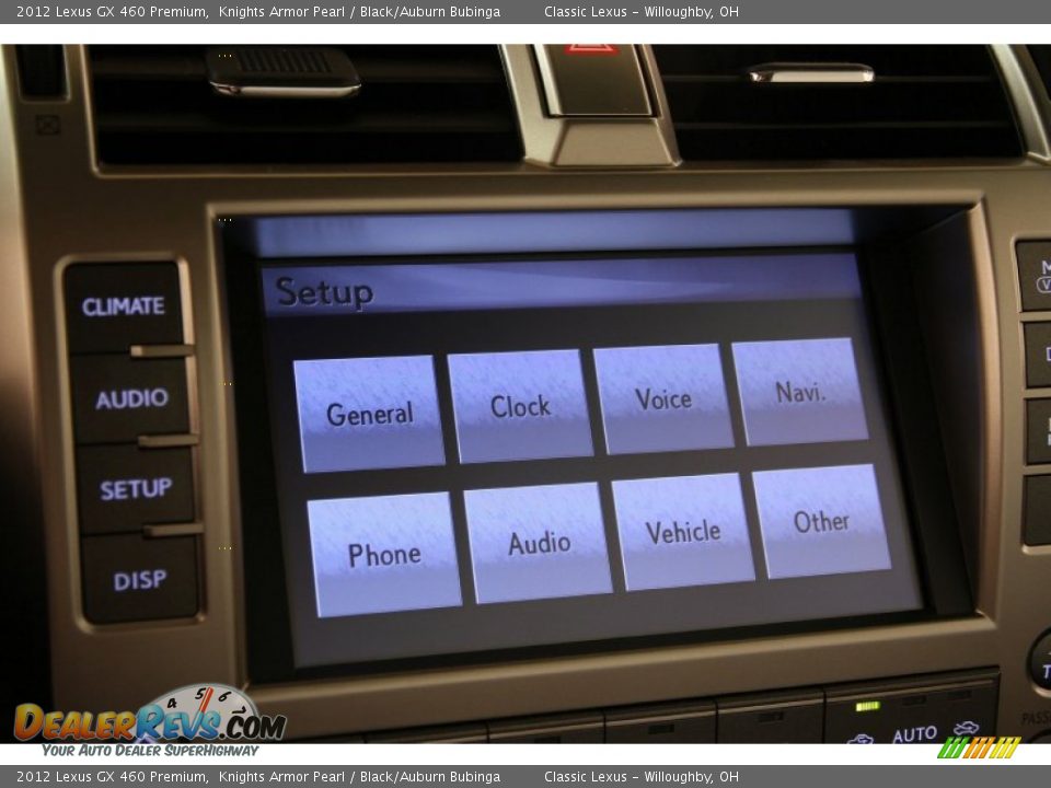 2012 Lexus GX 460 Premium Knights Armor Pearl / Black/Auburn Bubinga Photo #21