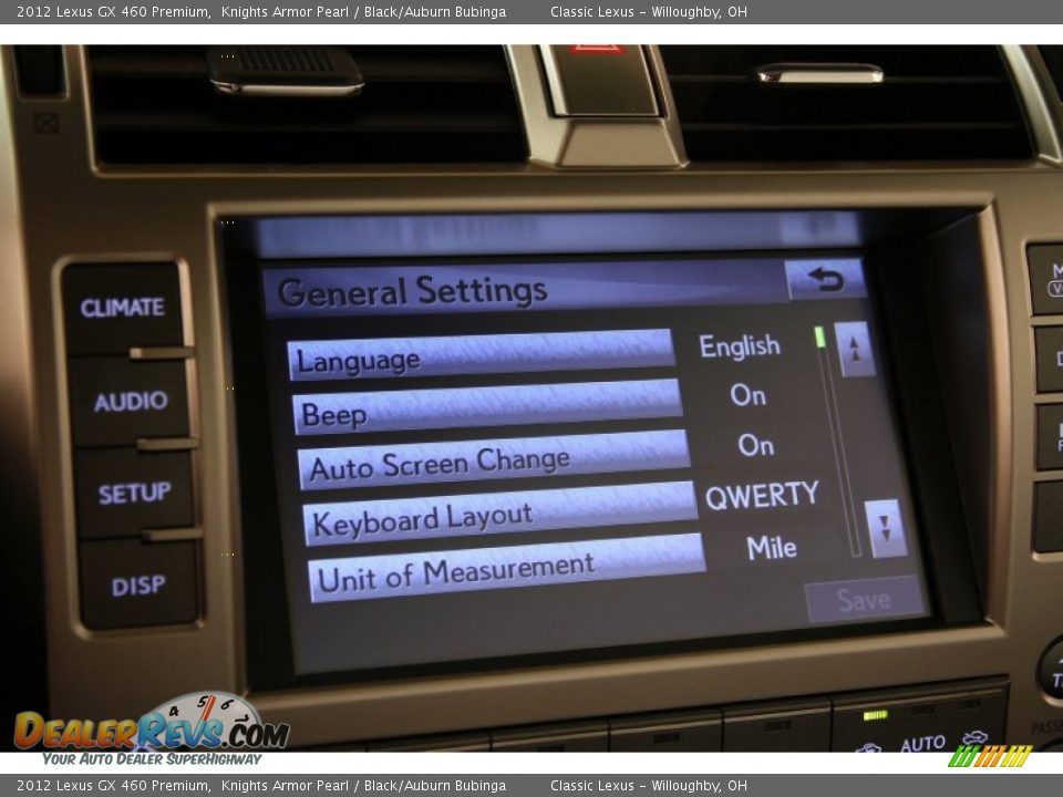 2012 Lexus GX 460 Premium Knights Armor Pearl / Black/Auburn Bubinga Photo #22