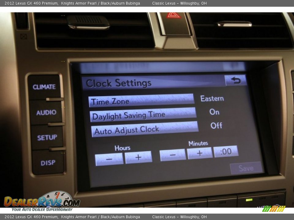 2012 Lexus GX 460 Premium Knights Armor Pearl / Black/Auburn Bubinga Photo #23