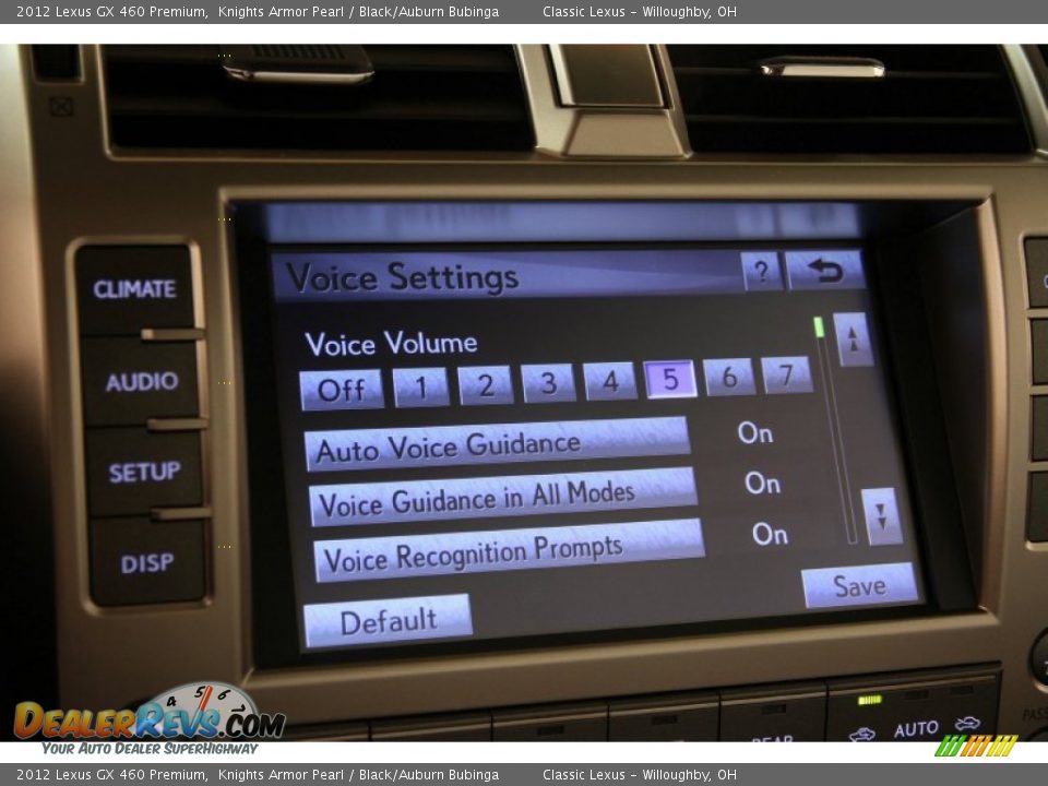 2012 Lexus GX 460 Premium Knights Armor Pearl / Black/Auburn Bubinga Photo #24