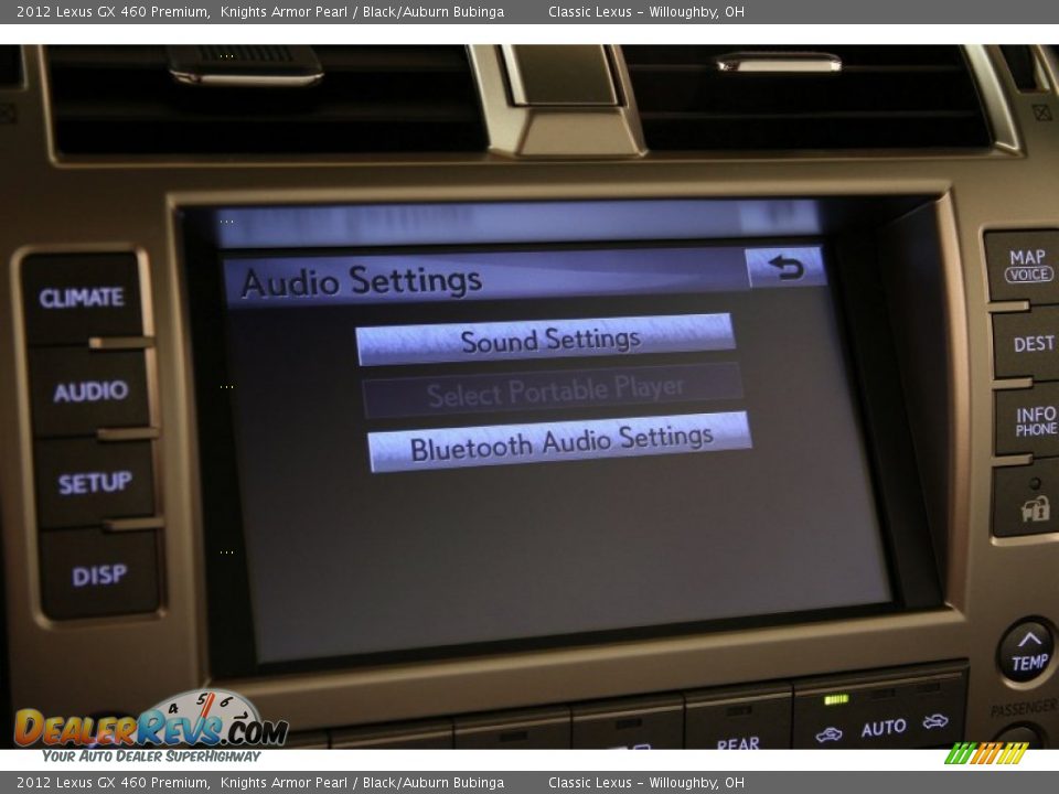 2012 Lexus GX 460 Premium Knights Armor Pearl / Black/Auburn Bubinga Photo #27