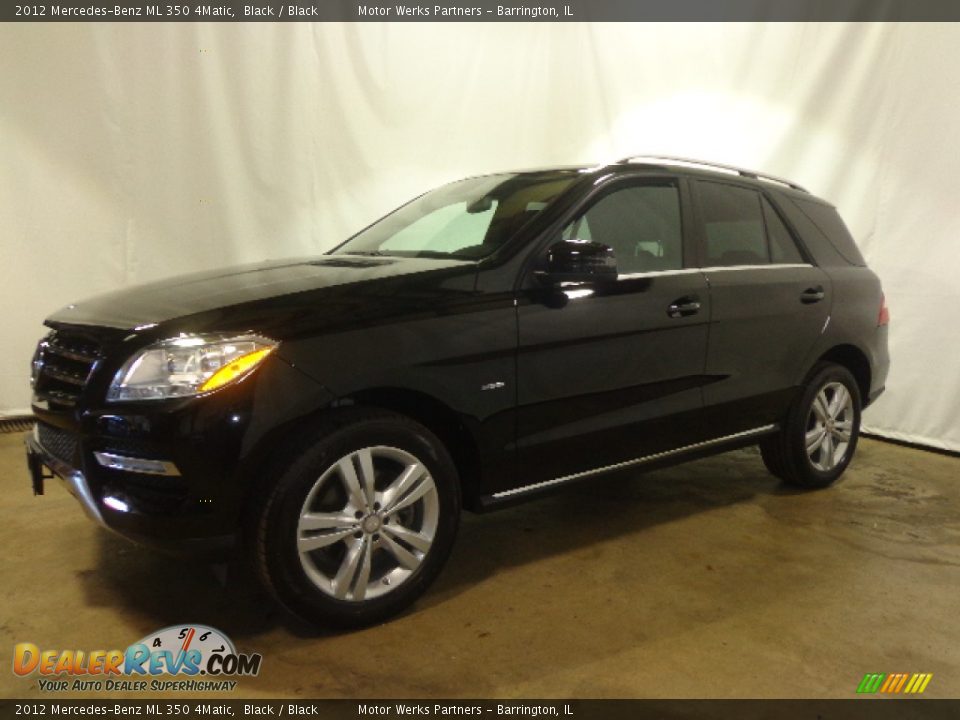 2012 Mercedes-Benz ML 350 4Matic Black / Black Photo #5