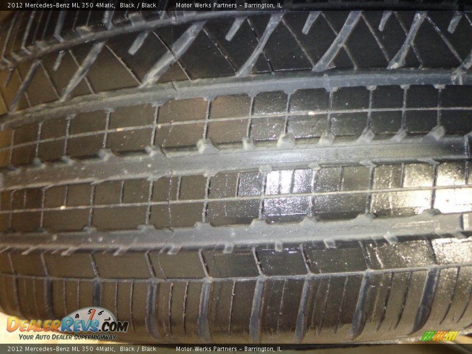 2012 Mercedes-Benz ML 350 4Matic Black / Black Photo #7
