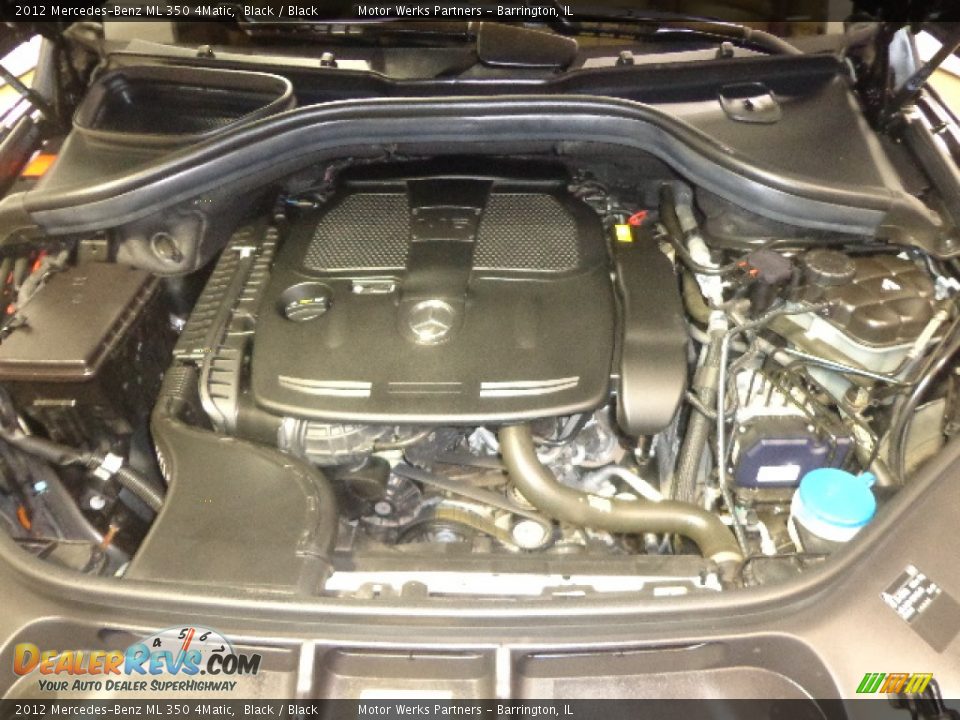 2012 Mercedes-Benz ML 350 4Matic Black / Black Photo #21