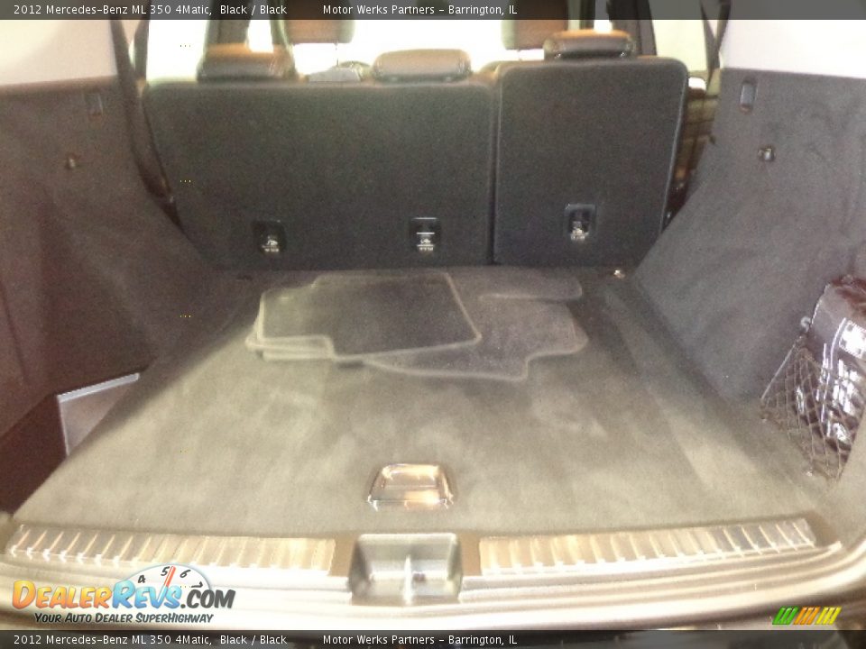 2012 Mercedes-Benz ML 350 4Matic Black / Black Photo #32