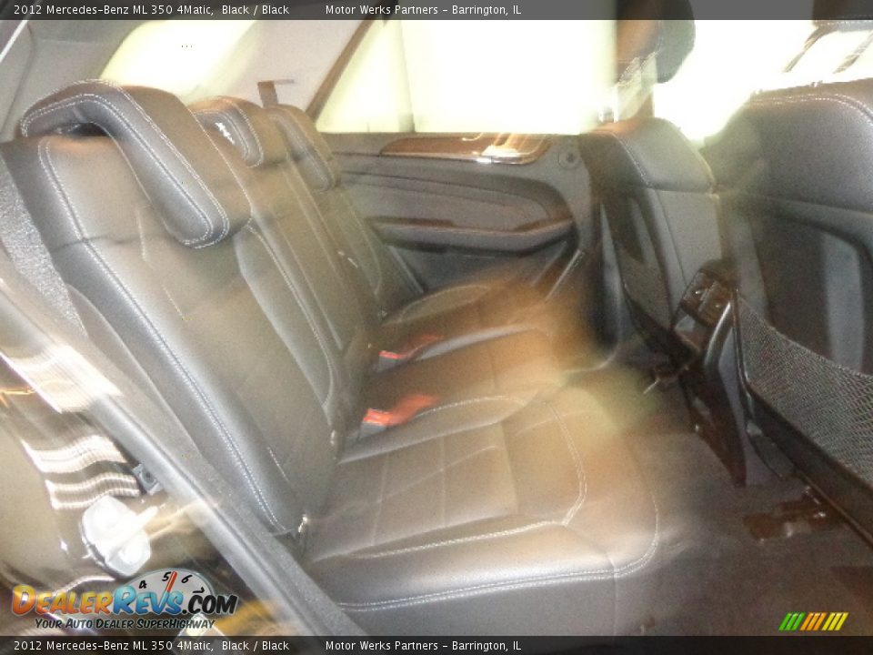 2012 Mercedes-Benz ML 350 4Matic Black / Black Photo #35