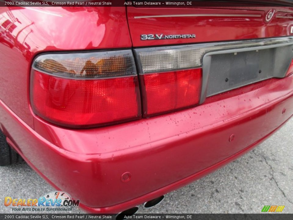 2003 Cadillac Seville SLS Crimson Red Pearl / Neutral Shale Photo #29