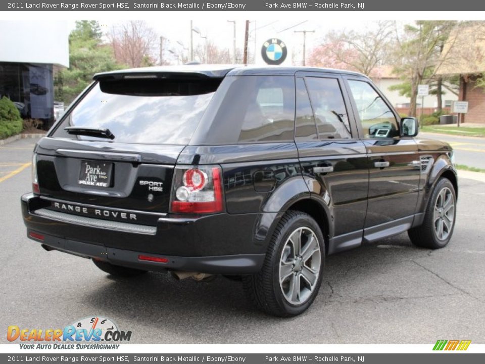 2011 Land Rover Range Rover Sport HSE Santorini Black Metallic / Ebony/Ebony Photo #3