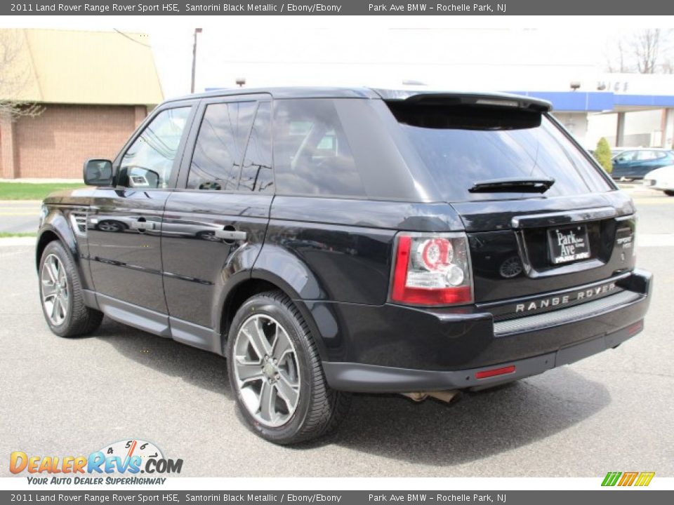 2011 Land Rover Range Rover Sport HSE Santorini Black Metallic / Ebony/Ebony Photo #5