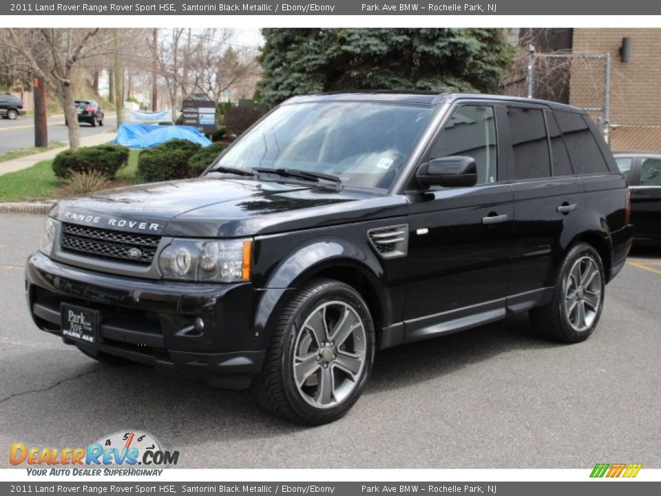 2011 Land Rover Range Rover Sport HSE Santorini Black Metallic / Ebony/Ebony Photo #7