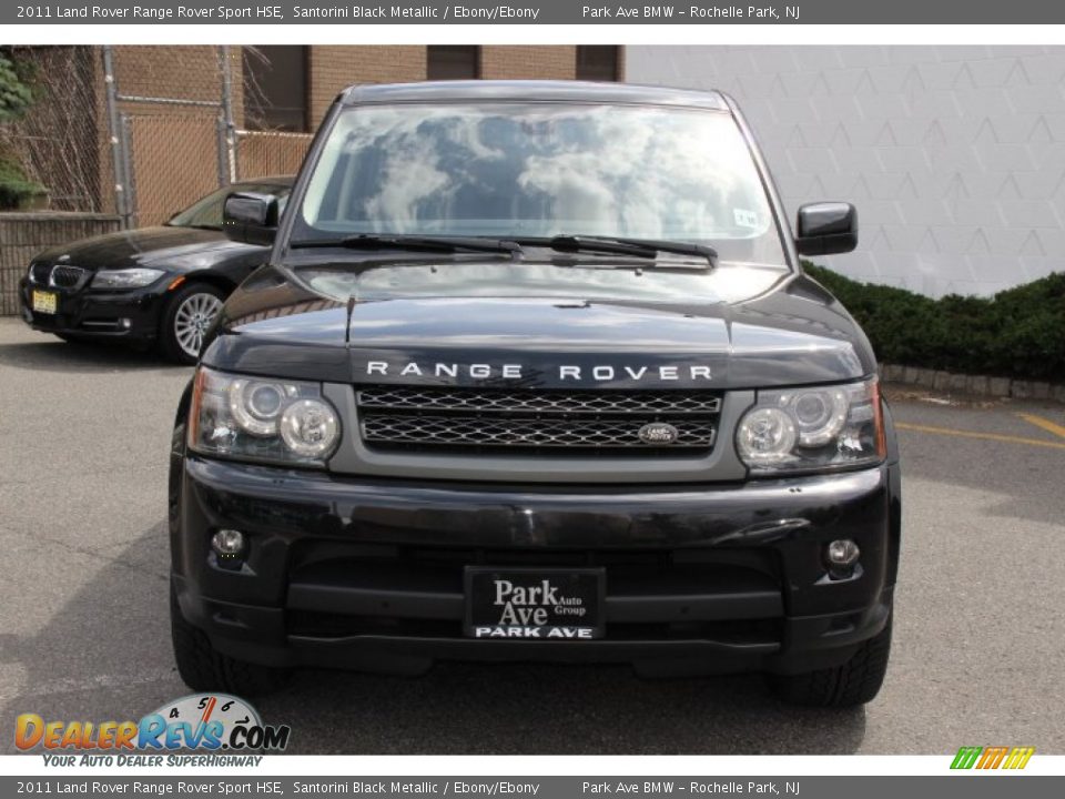 2011 Land Rover Range Rover Sport HSE Santorini Black Metallic / Ebony/Ebony Photo #8
