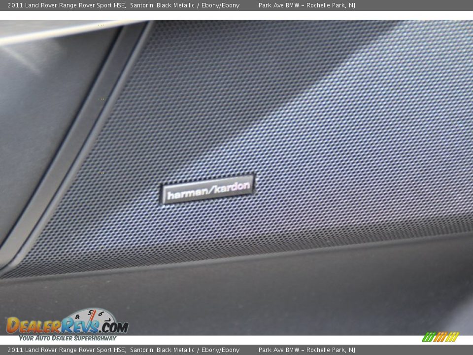 2011 Land Rover Range Rover Sport HSE Santorini Black Metallic / Ebony/Ebony Photo #10
