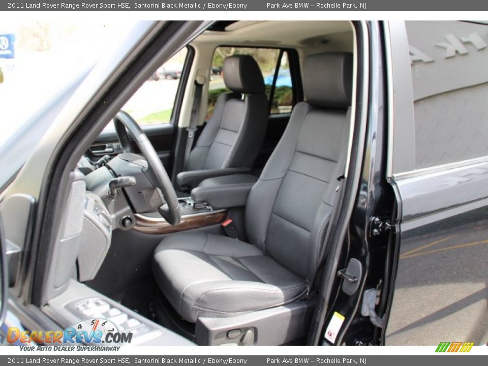 2011 Land Rover Range Rover Sport HSE Santorini Black Metallic / Ebony/Ebony Photo #13