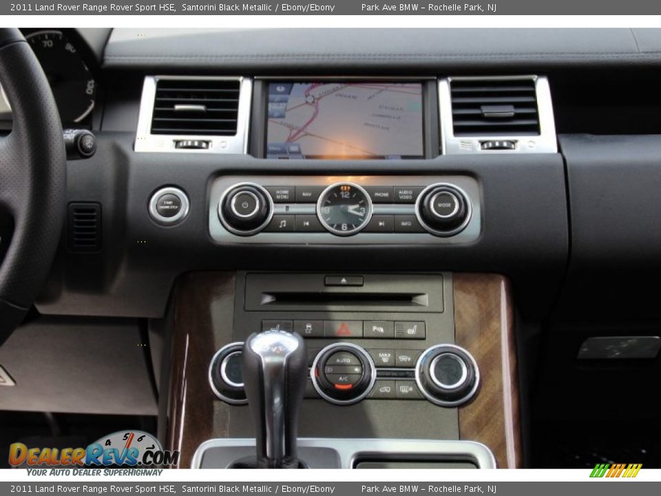 2011 Land Rover Range Rover Sport HSE Santorini Black Metallic / Ebony/Ebony Photo #15