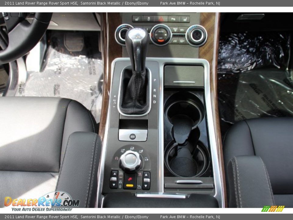 2011 Land Rover Range Rover Sport HSE Santorini Black Metallic / Ebony/Ebony Photo #16