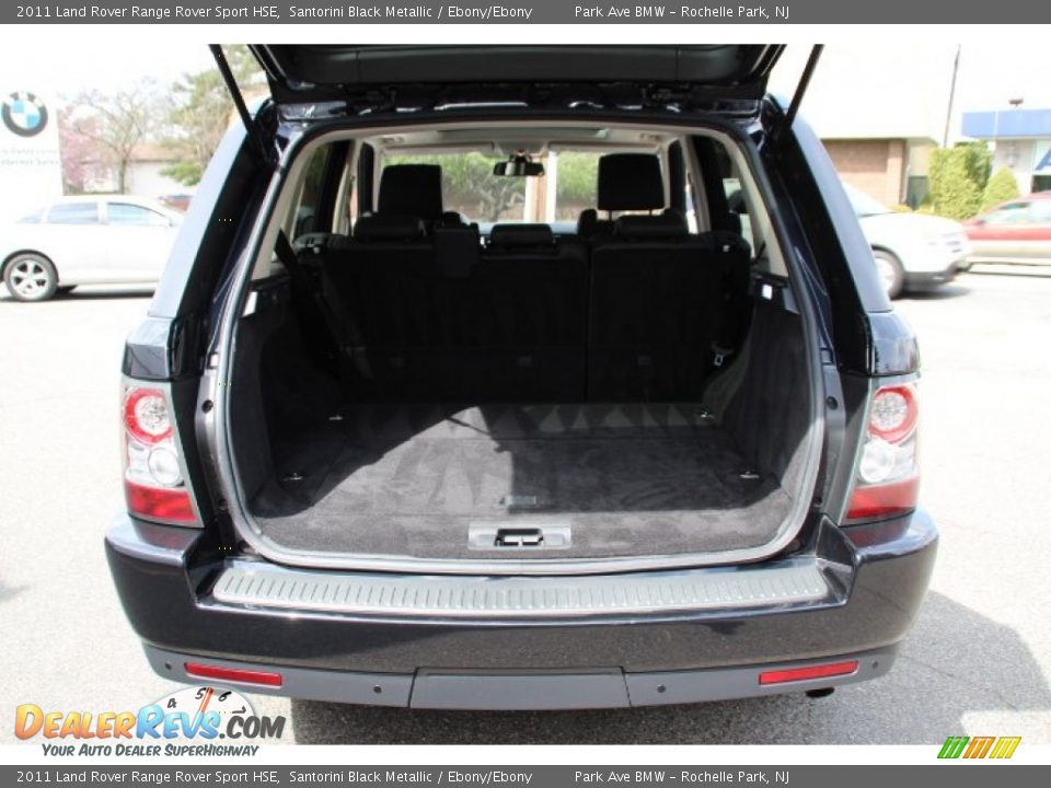 2011 Land Rover Range Rover Sport HSE Santorini Black Metallic / Ebony/Ebony Photo #23