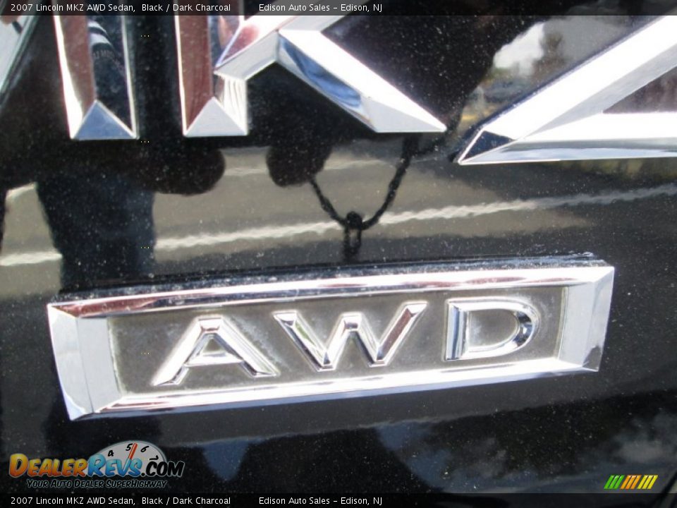 2007 Lincoln MKZ AWD Sedan Black / Dark Charcoal Photo #29