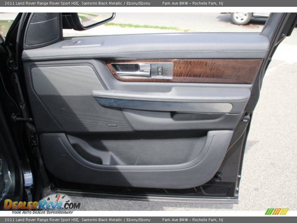 2011 Land Rover Range Rover Sport HSE Santorini Black Metallic / Ebony/Ebony Photo #27