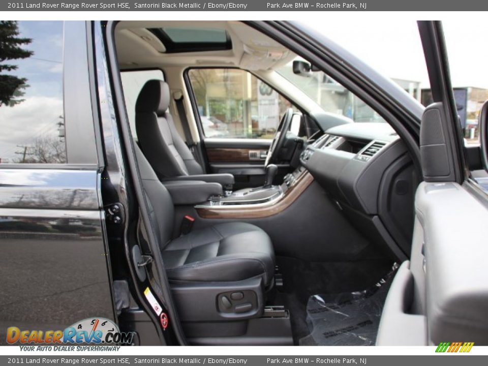 2011 Land Rover Range Rover Sport HSE Santorini Black Metallic / Ebony/Ebony Photo #29