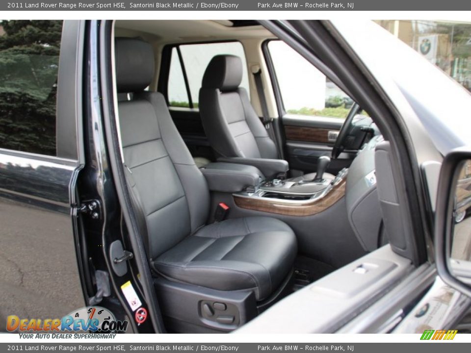 2011 Land Rover Range Rover Sport HSE Santorini Black Metallic / Ebony/Ebony Photo #30