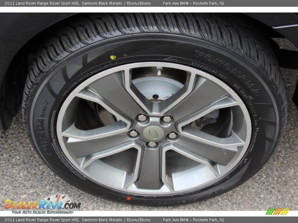 2011 Land Rover Range Rover Sport HSE Santorini Black Metallic / Ebony/Ebony Photo #34