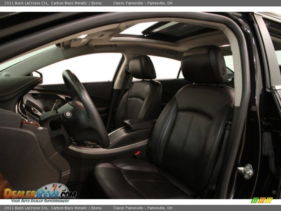 2011 Buick LaCrosse CXL Carbon Black Metallic / Ebony Photo #5