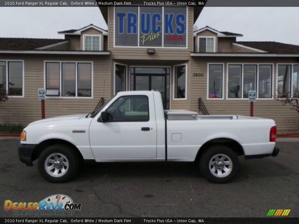 2010 Ford Ranger XL Regular Cab Oxford White / Medium Dark Flint Photo #1