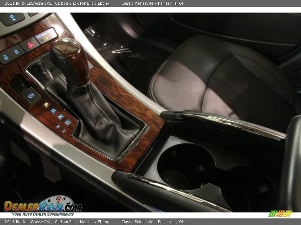 2011 Buick LaCrosse CXL Carbon Black Metallic / Ebony Photo #11