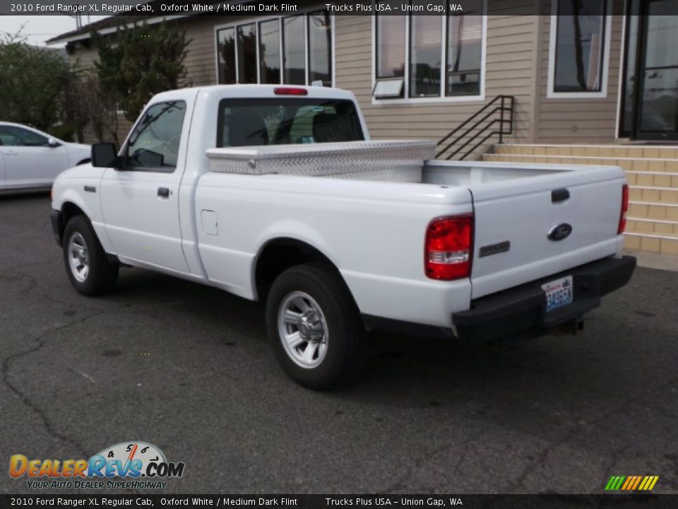 2010 Ford Ranger XL Regular Cab Oxford White / Medium Dark Flint Photo #2