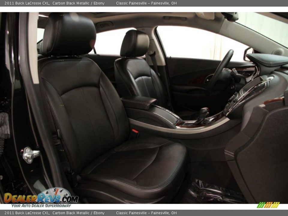 2011 Buick LaCrosse CXL Carbon Black Metallic / Ebony Photo #12