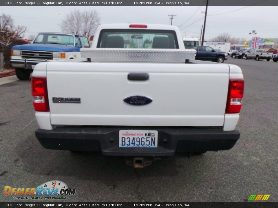 2010 Ford Ranger XL Regular Cab Oxford White / Medium Dark Flint Photo #3