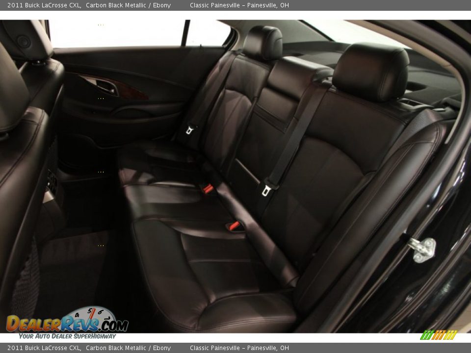 2011 Buick LaCrosse CXL Carbon Black Metallic / Ebony Photo #14