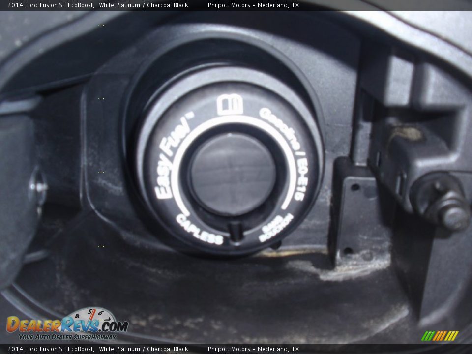 2014 Ford Fusion SE EcoBoost White Platinum / Charcoal Black Photo #12