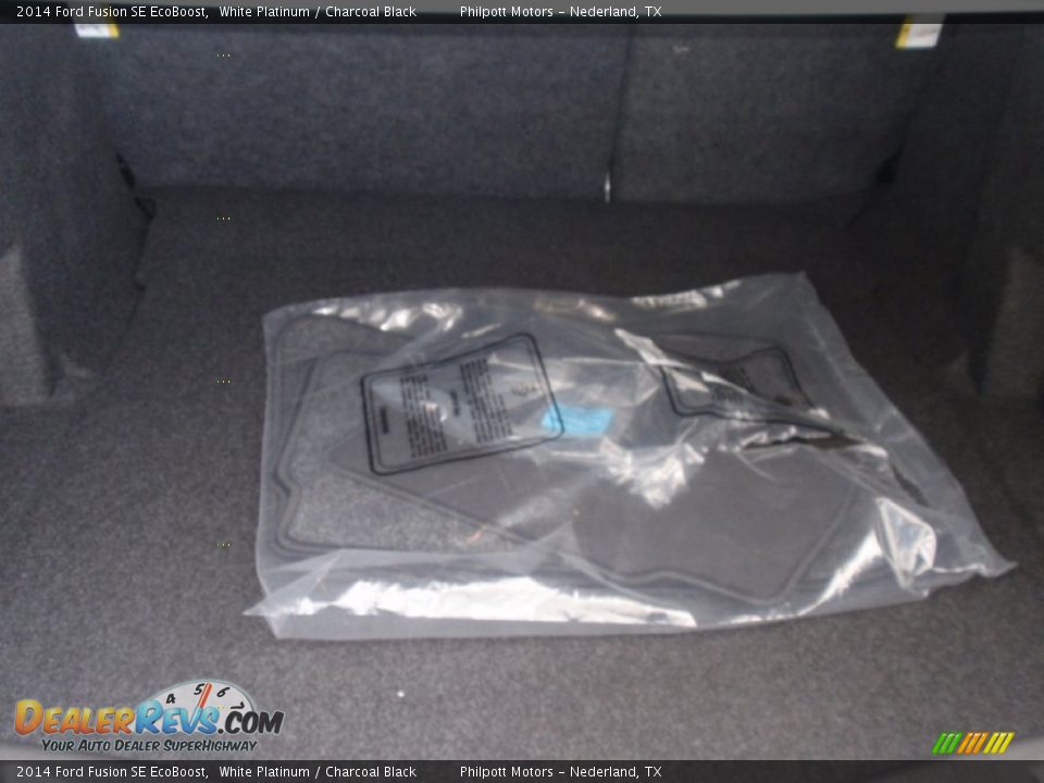 2014 Ford Fusion SE EcoBoost White Platinum / Charcoal Black Photo #22