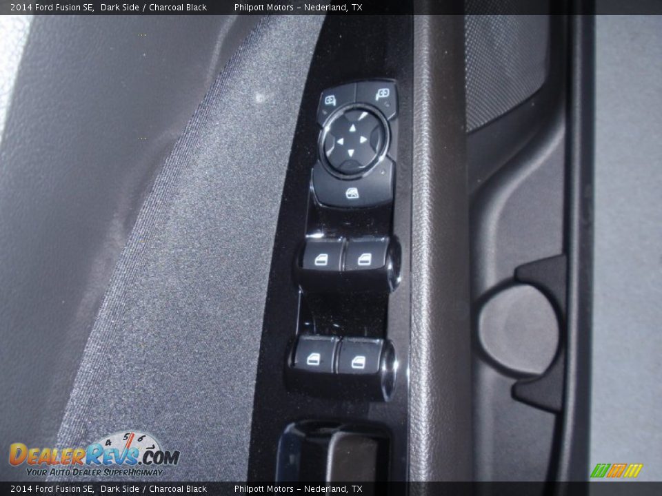 2014 Ford Fusion SE Dark Side / Charcoal Black Photo #25