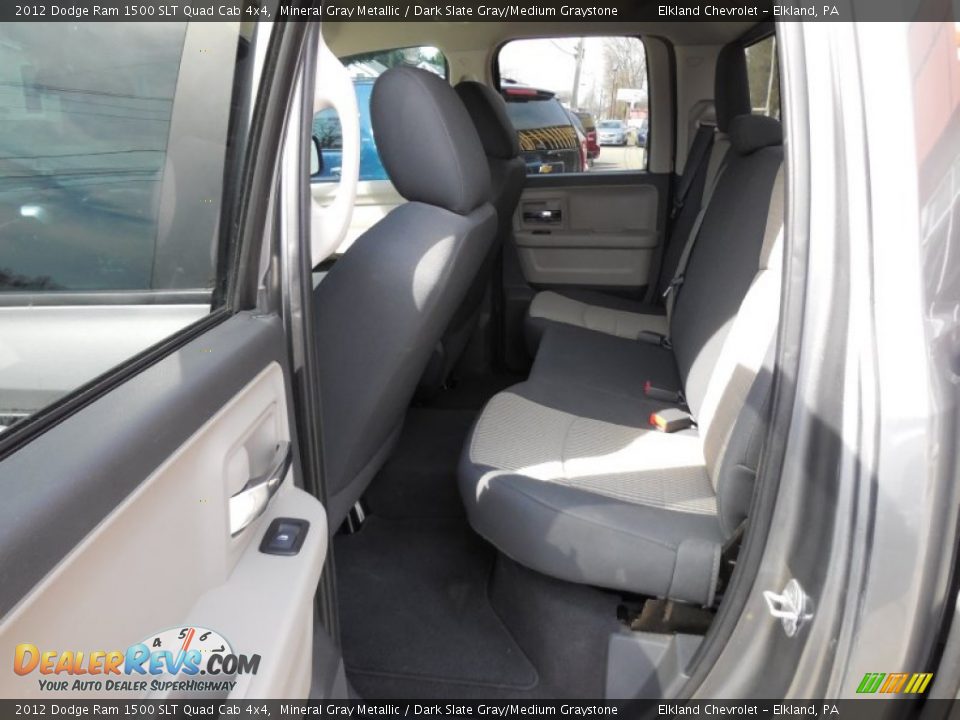 2012 Dodge Ram 1500 SLT Quad Cab 4x4 Mineral Gray Metallic / Dark Slate Gray/Medium Graystone Photo #20