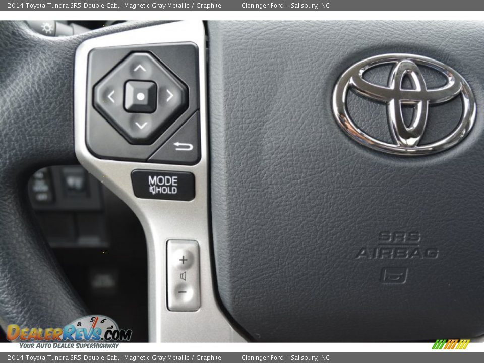 2014 Toyota Tundra SR5 Double Cab Magnetic Gray Metallic / Graphite Photo #21