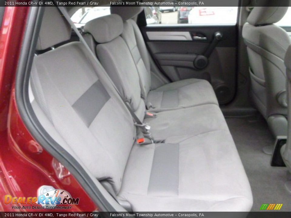 2011 Honda CR-V EX 4WD Tango Red Pearl / Gray Photo #13
