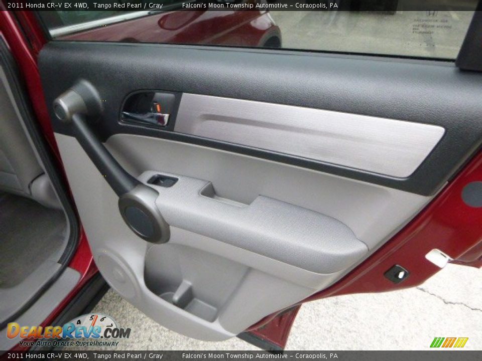 2011 Honda CR-V EX 4WD Tango Red Pearl / Gray Photo #14
